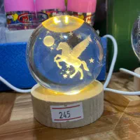 گوی کریستالی سه بعدی|چراغ خواب و آباژور|تبریز, |دیوار