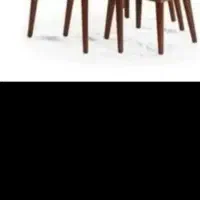 جلو مبلی نو سه تیکه قهوه ایی