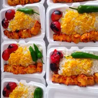 تهیه غذا بانو جوجه کباب پرسی ۱۲۰