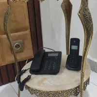 میز تلفن برنز