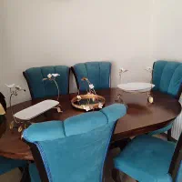 میز ناهار خوری ۶ نفره در حد نو