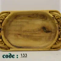 سینی منبت گود میوه خوری