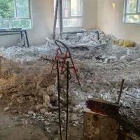 تخریب داخلی ساختمان تعمیراتی آشپزخانه حمام تیغه و.