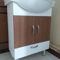 روشویی کابینتی و آینه باکس pvc|لوازم سرویس بهداشتی|تهران, هلال احمر|دیوار