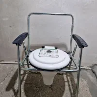 توالت فرنگی تاشو سیار دسته دار با قیف