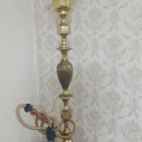 قلیان قلیون عربی برنجی با کوزه یخ . سنگین|کلکسیون و سرگرمی|هشتگرد, شهرک بعثت|دیوار