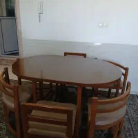 میز ناهارخوری ۶نفره  مبل ۷نفر سالم و کم استفاده‌ ه|حراج|شیراز, ده پیاله|دیوار