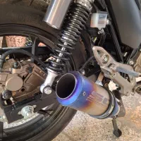 اگزوز موتورسیکلت SC قهرمانی (سایلنسر دار)|قطعات یدکی و لوازم جانبی|اصفهان, چرخاب|دیوار