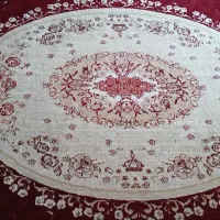 فروش دوعدد فرش ۱۲ متری زمینه زرشکی وکرمی