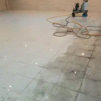 شستشوی  سرامیک  با کفساب