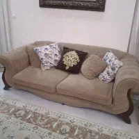 مبلمان ۷نفره راحتی درحد نو تمیز سالم