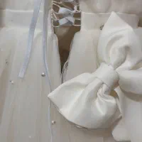 لباس عروس دخترونه در حد نو|کفش و لباس بچه|ساوه, |دیوار