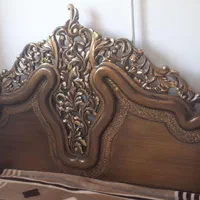 تخت خواب سلطنتی دو نفره|تخت و سرویس خواب|تبریز, |دیوار