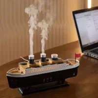 بخور سرد کشتی تایتانیک  بخار ۲ حالته + نور RGB|پنکه و تصفیه‌کنندهٔ هوا|تبریز, |دیوار