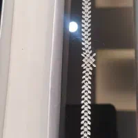 دستبند نقره بدون نگین