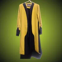 مانتو بلند جلو باز