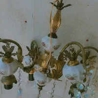 لوستر برنز قدمت 70ساله|لوستر و چراغ آویز|تهران, نیاوران|دیوار