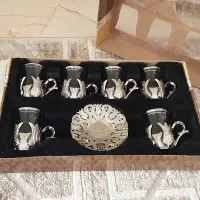 ظروف پذیرایی فنجان و نعلبکی نو میباشد