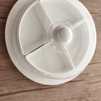 سرویس پذیرایی چینی بلور شیشه فنجون دیس میوه خوری