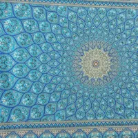 قالی دستباف|فرش|قم, وادی السلام|دیوار