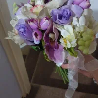 دسته گل عقد و عروسی|گل مصنوعی|شیراز, زرهی|دیوار