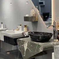 تولید مدرن کابین روشویی سرامیکی در طرح های مختلف