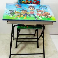 میز وصندلی تحریر باکس دار درطرح ها کرومی فضانورد|میز تحریر و کامپیوتر|قم, چهل درخت|دیوار