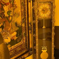 ساعت ایستاده برنز