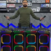 اسپیکر برقی و شارژی خ صمدزاده (موبایل فرشاد)