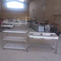 سینک پا طلایی ظرفشویی EW میزکار مدد تاپینگf|کافی‌شاپ و رستوران|صدرا-فارس, |دیوار