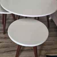 مبل راحتی قایقی ۷ نفره با جلو مبلی و عسلی در حد نو|مبلمان خانگی و میز عسلی|صائین قلعه, |دیوار