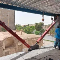 کارگر جوشکار آهنگر اسکلت