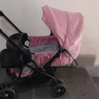 فروش یک عدد کالسکه دخترانه با روکش