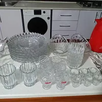 ظروف های شیشه ای و پلاکسی چای ۲ لیتری