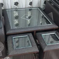 مبل ۶نفره تخت خواب شو همراه میز وسط و ۴ میزعسلی|مبلمان خانگی و میز عسلی|گرگان, |دیوار