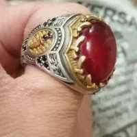 انگشتر کلکسیونی نقره ایتالیا یاقوت تراش قطعی اصل|جواهرات|ورامین, ورامین|دیوار