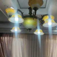 لوستر 8 شاخه|لوستر و چراغ آویز|تهران, علی‌آباد|دیوار