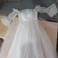 پیراهن مجلسی سفید