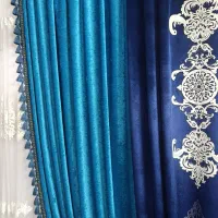 دکور پرده مخمل|پرده، رانر، رومیزی|اصفهان, گلزار|دیوار