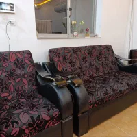 مبل 9نفره سفارشی ساخت با جلو مبلی و میز عسلی