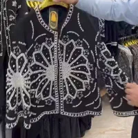 کت مجلسی  تمام مروارید کار دست آکبند|لباس|باقرشهر, |دیوار