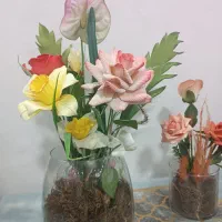 گل و گلدان|گل مصنوعی|سنندج, |دیوار