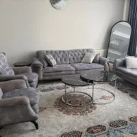مبل ۸ نفره شرکتی تخت خواب شو مناسب جهیزیه