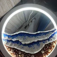 ماه یا دریا روی آینه