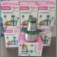 خردکن/غذاساز/میکسر 6تیغ طلایی کاسه استیل دسینی نو