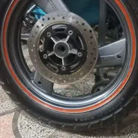 رینگو لاستیک موتور سیکلت.  و کمک فنر|قطعات یدکی و لوازم جانبی|رشت, پیرکلاچای|دیوار