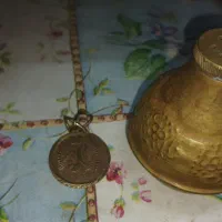 سینی برنجی و نمکدان