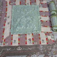 دوعدد لحاف نوجوان به همراه دو بالش گرد