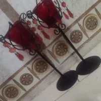 شمعدانی یلدایی وفانوس|کلکسیون اشیاء عتیقه|پاکدشت, خاتون آباد|دیوار