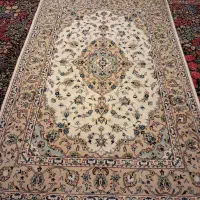 فرش دستباف قالیچه کاشان ۳ متری درحدنو